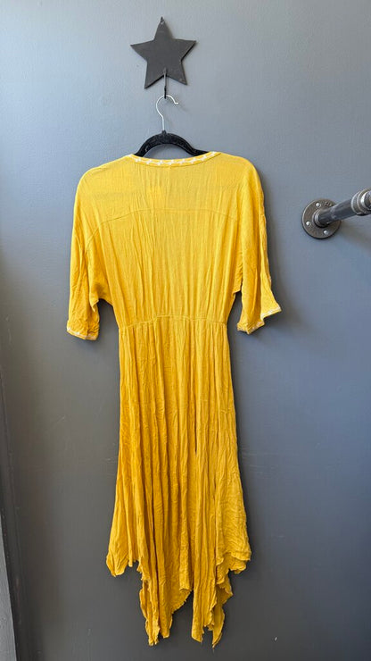 Embroidered Midi Dress