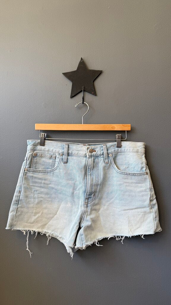 Denim Relaxed Cutoff Shorts