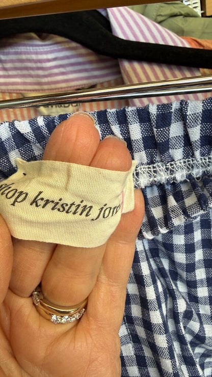 Gingham Boxer Style Shorts
