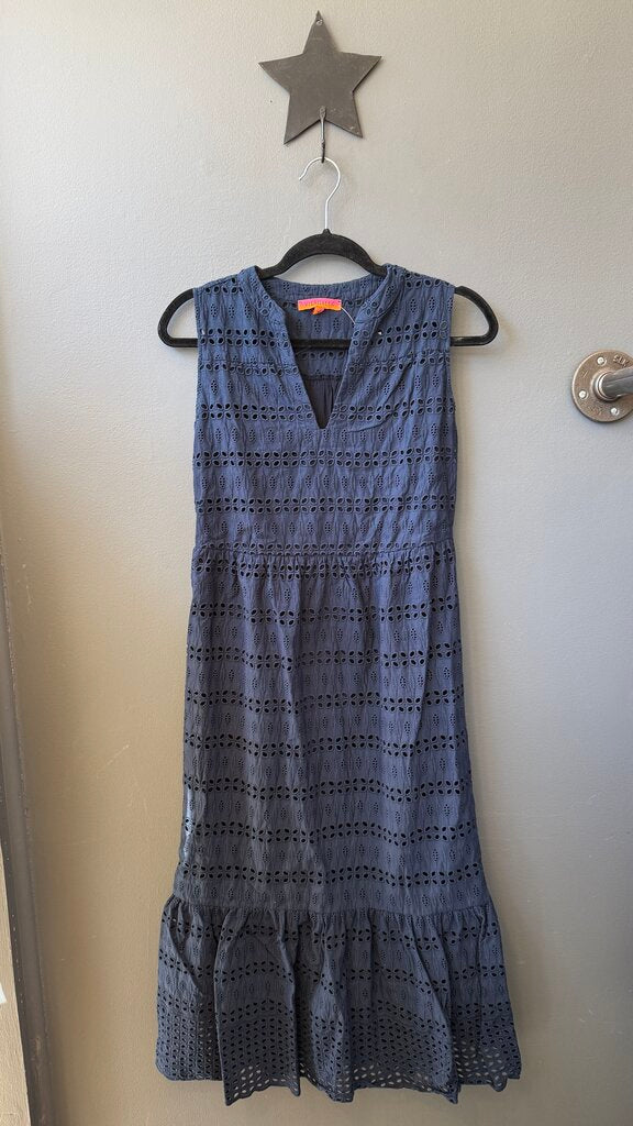Eyelet Midi Dress