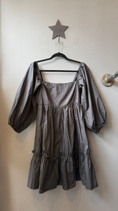 Smocked Tiered Mini Dress