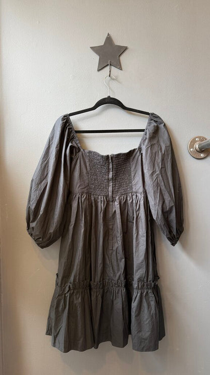 Smocked Tiered Mini Dress