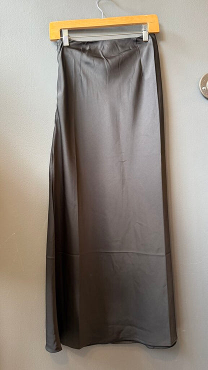 Satin Aline Maxi Skirt