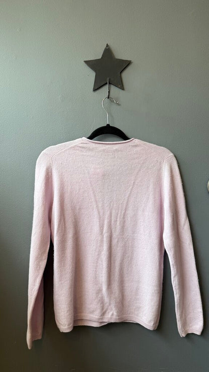 Lavender Cashmere Cardigan Sweater