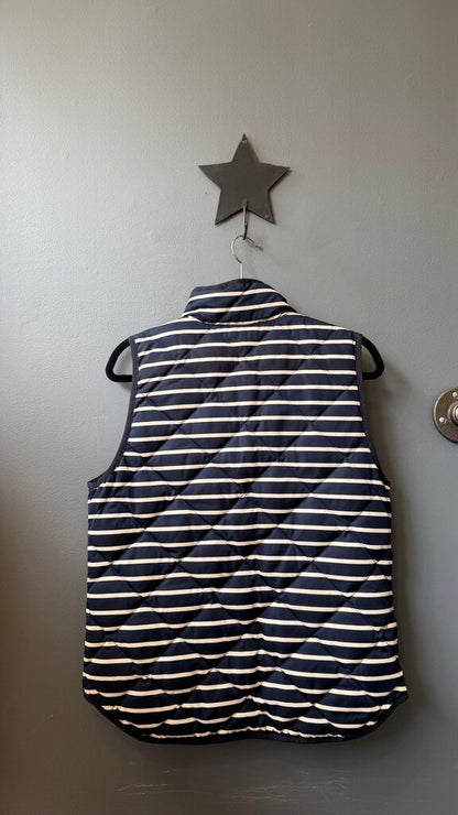 Striped Light Puffer Vest