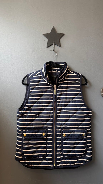 Striped Light Puffer Vest