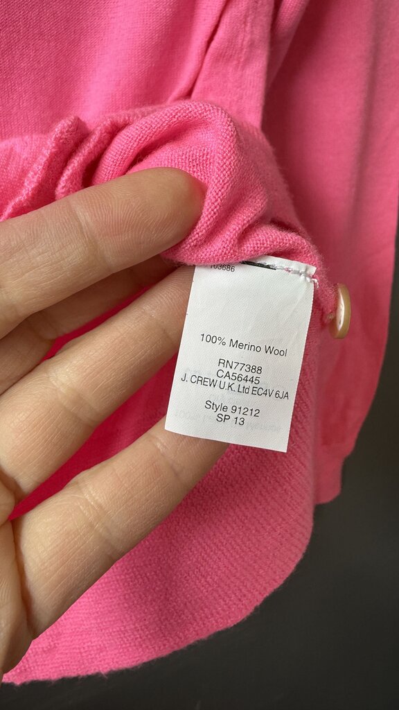 Merino Wool Neon Cardigan Sweater