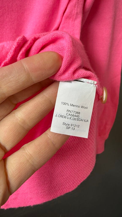 Merino Wool Neon Cardigan Sweater
