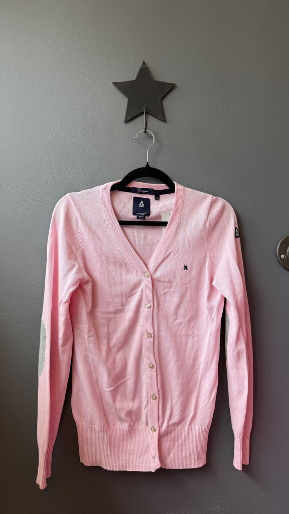Cotton Vneck Cardigan Sweater