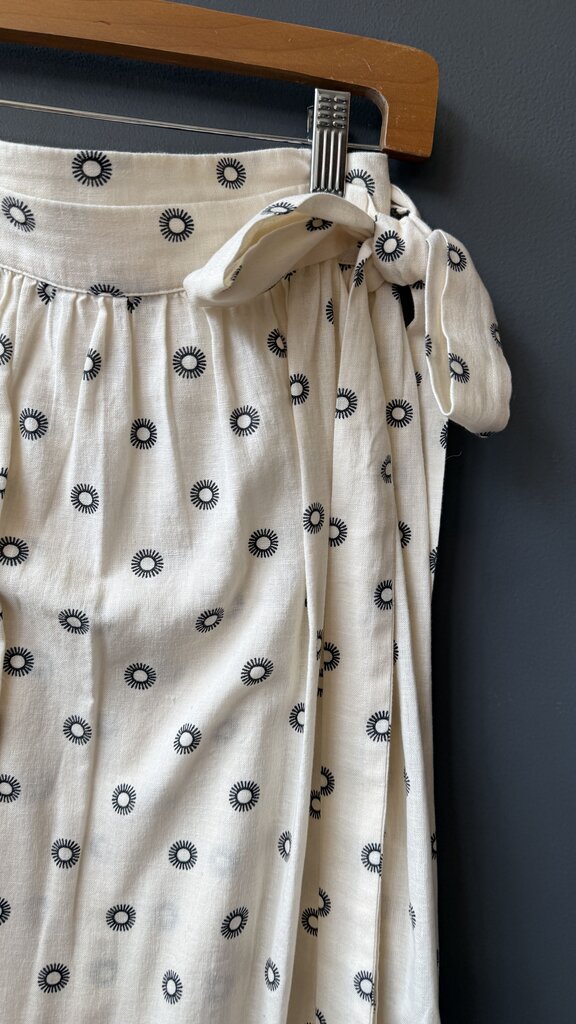 Sun Dot Wrap Maxi Skirt