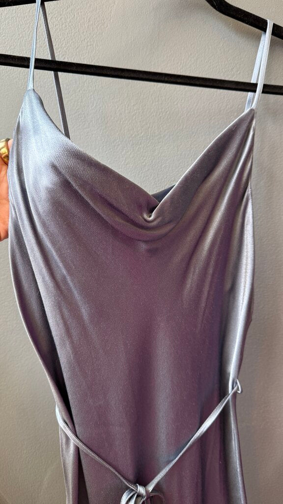 Satin Slip Maxi Gown Dress
