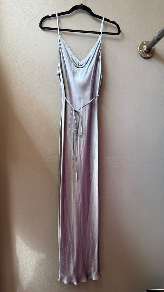Satin Slip Maxi Gown Dress