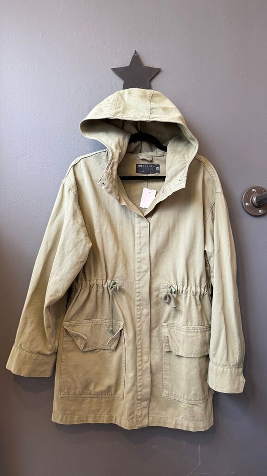 Hooded Canvas Anorak Jacket