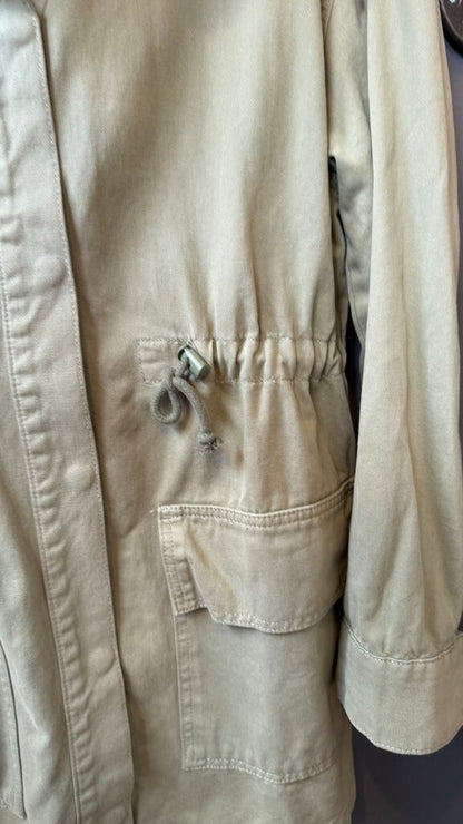 Hooded Canvas Anorak Jacket