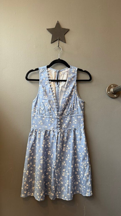 Floral Cotton Mini Dress