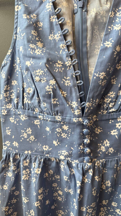 Floral Cotton Mini Dress