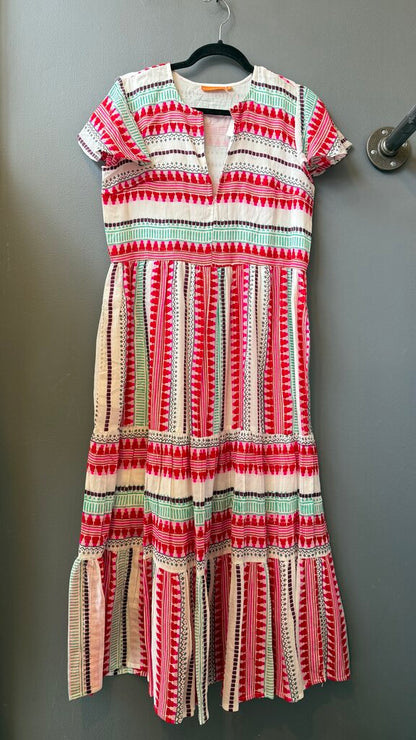 Embroidered Midi Dress