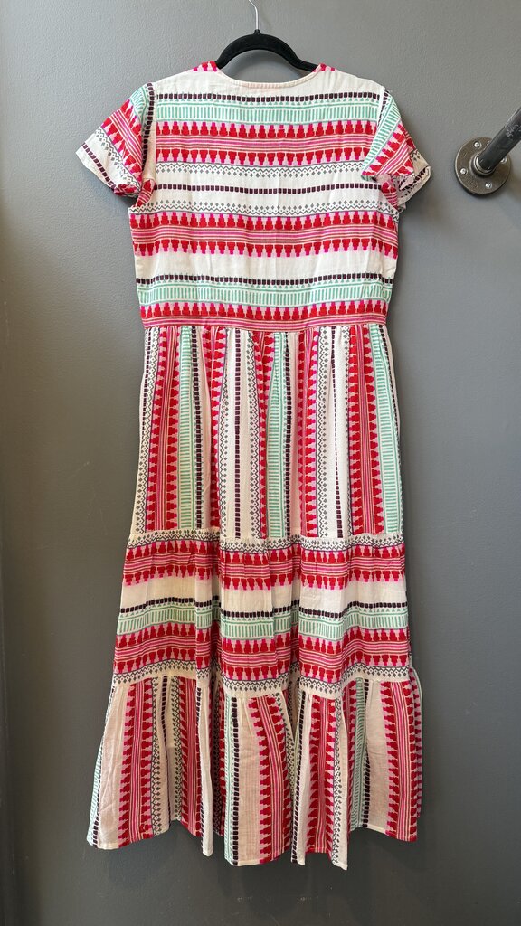 Embroidered Midi Dress