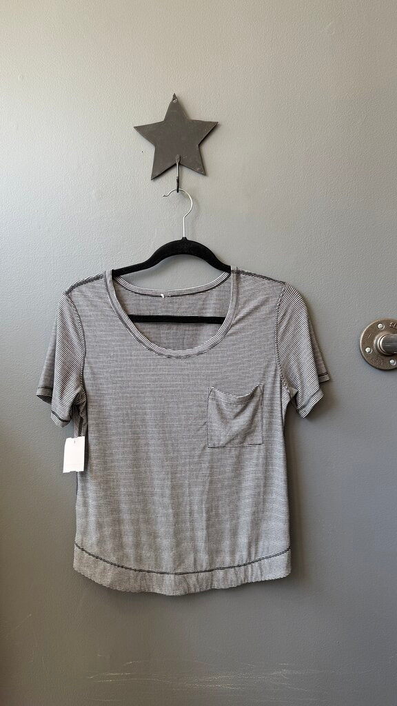 Stripe Elastic Back TShirt