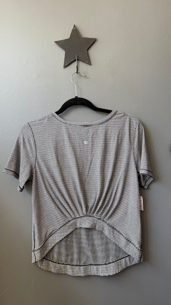 Stripe Elastic Back TShirt