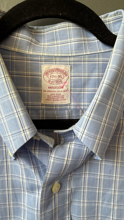 Madison Windowpane Button Down Shirt