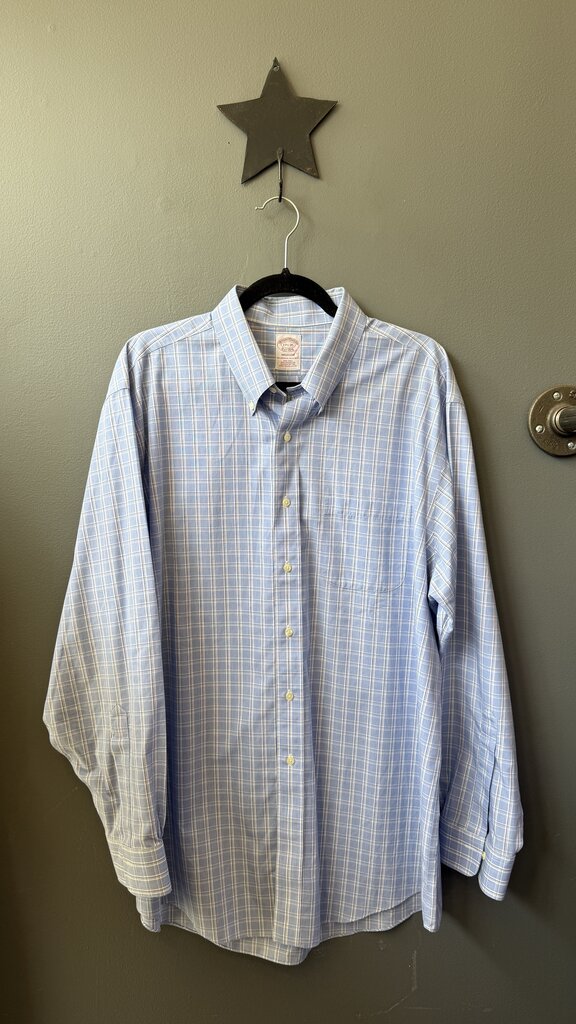 Madison Windowpane Button Down Shirt