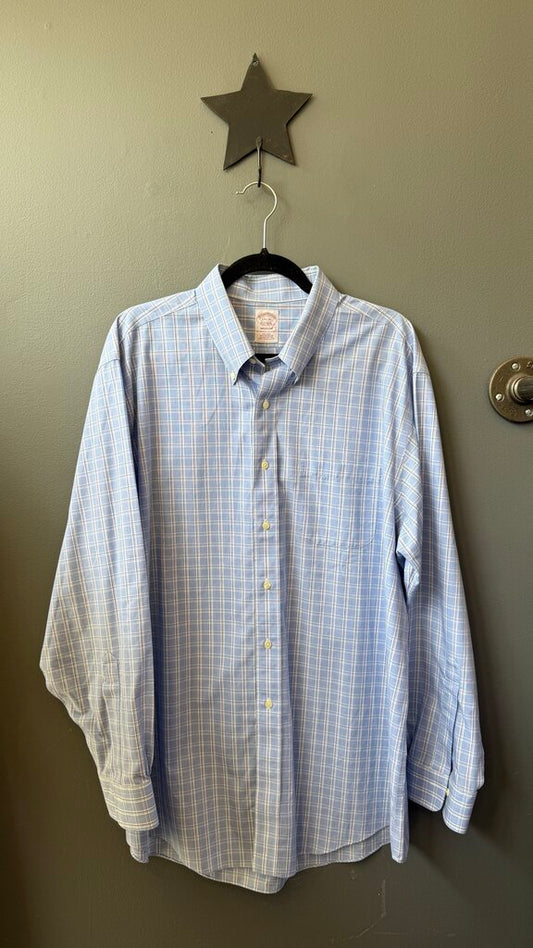 Madison Windowpane Button Down Shirt