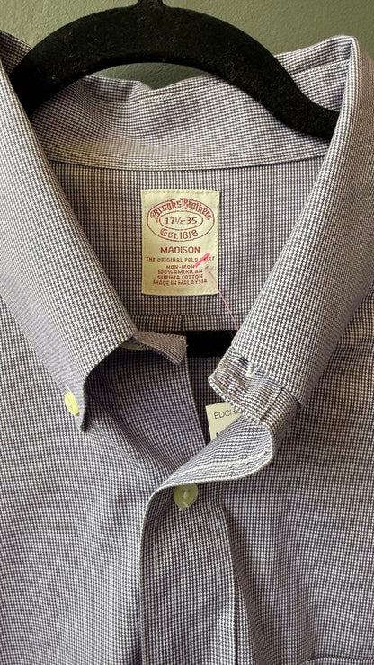 Madison Check Button Down Shirt
