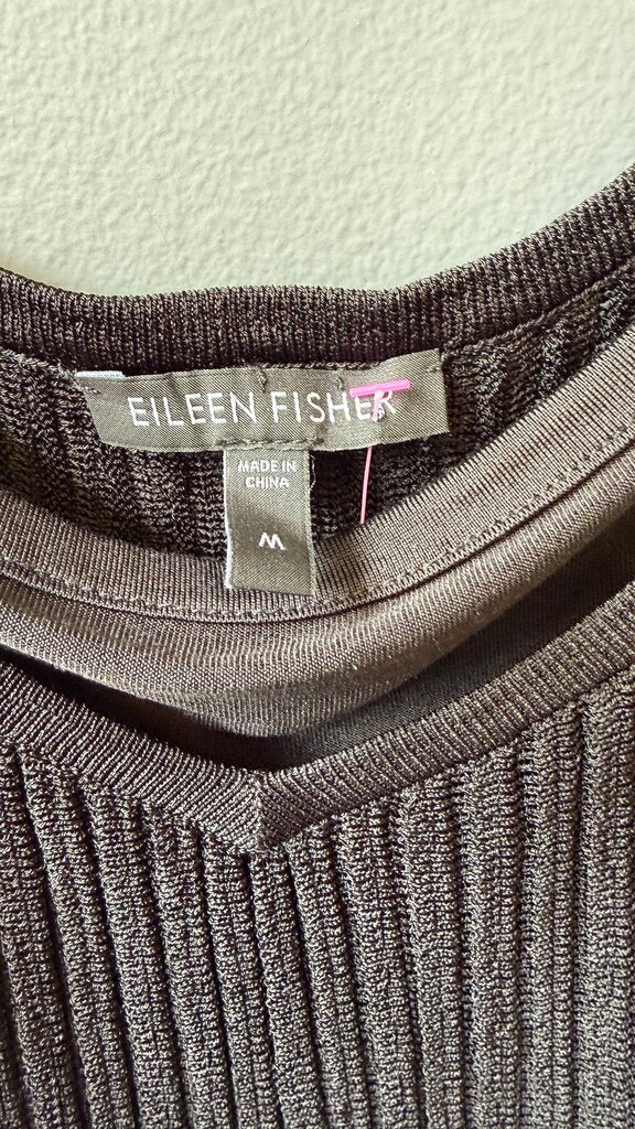 Ribbed Pleat Midi Dress