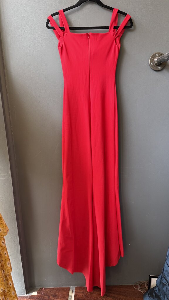 Cutout Sheath Column Maxi Gown Dress