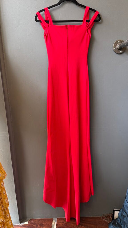 Cutout Sheath Column Maxi Gown Dress