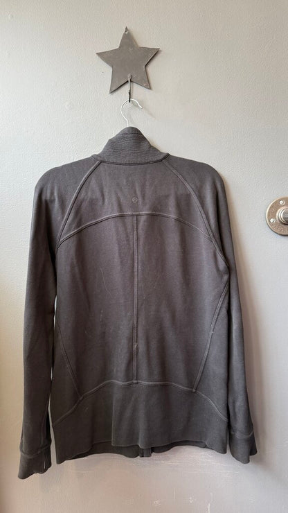 Longline Zip Up Sweatshirt
