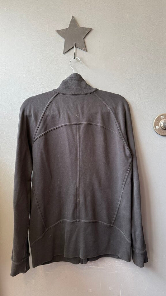 Longline Zip Up Sweatshirt
