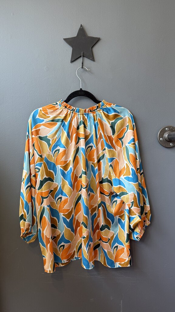 Satin Printed Blouse