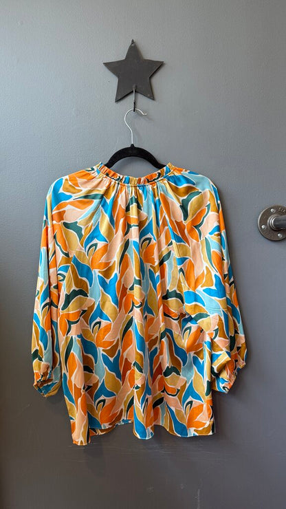 Satin Printed Blouse