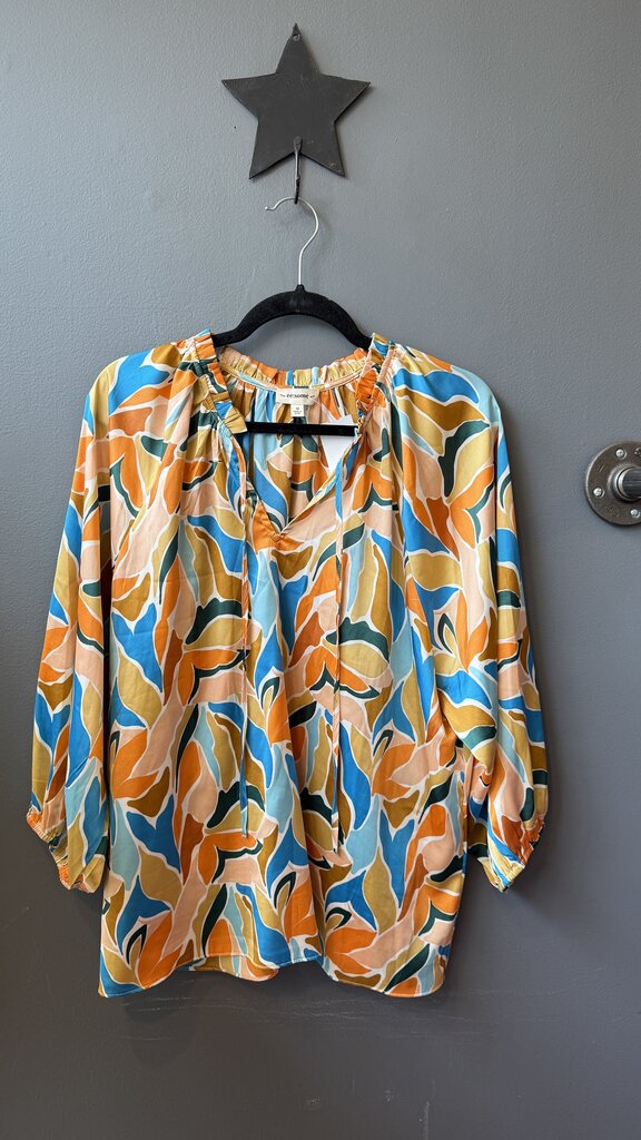Satin Printed Blouse
