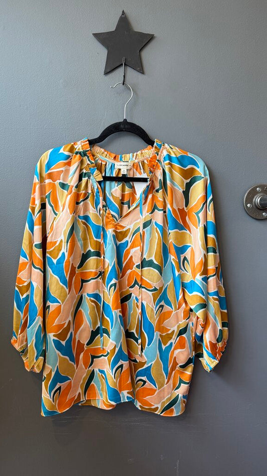 Satin Printed Blouse