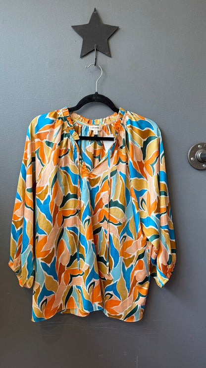 Satin Printed Blouse