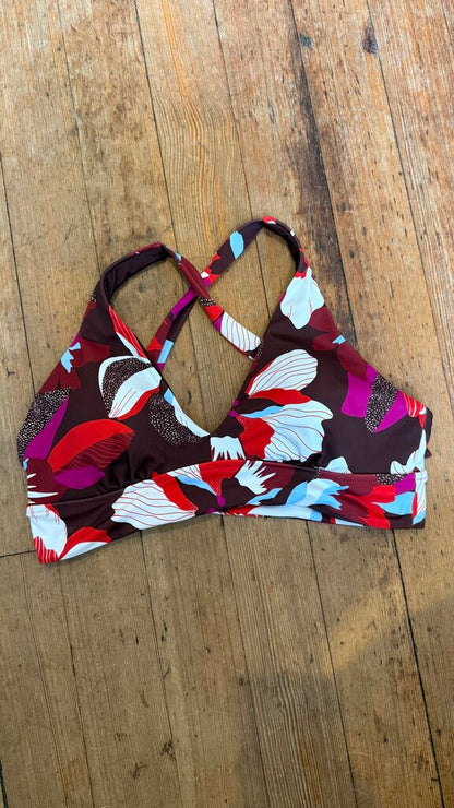 Tie X Back Swim Top