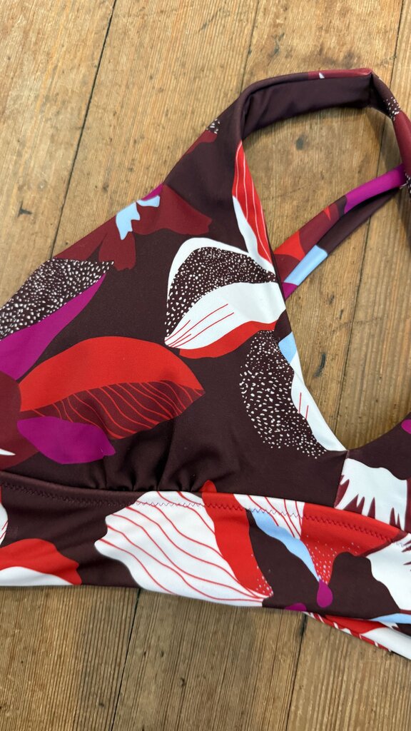 Tie X Back Swim Top
