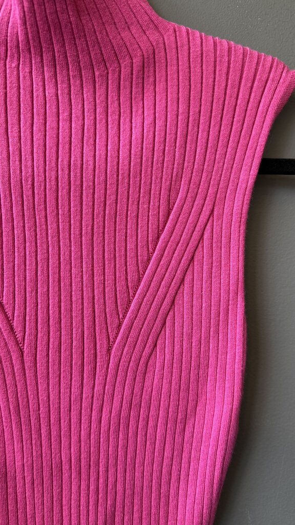 Ribbed Mockneck Tank Top