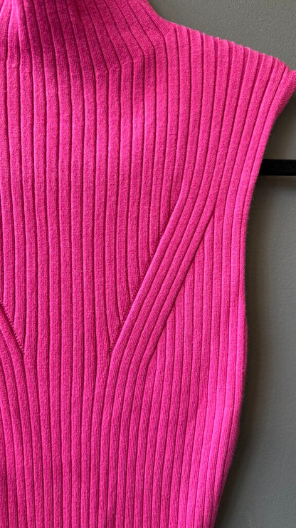 Ribbed Mockneck Tank Top