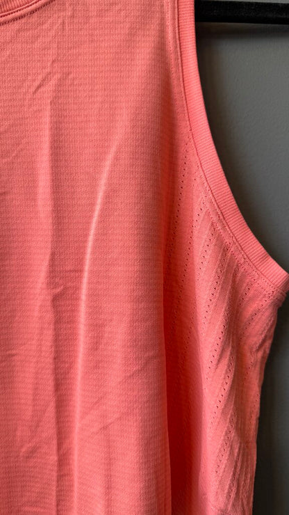 Perforated Stripe Tank Top