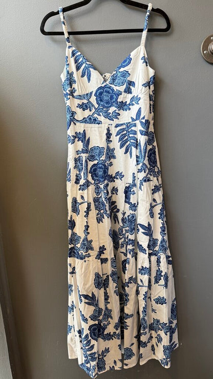 Floral Smocked Back Maxi Dress