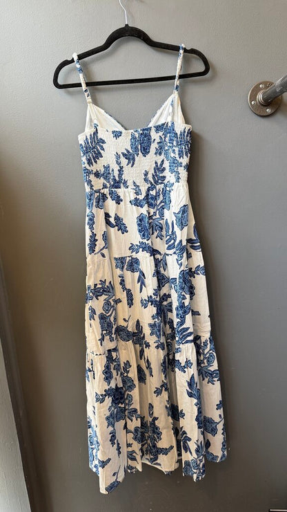 Floral Smocked Back Maxi Dress