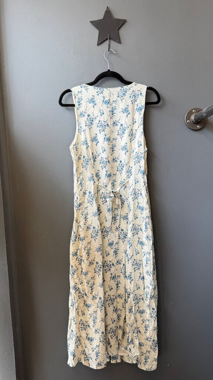 Floral Button Front Maxi Dress