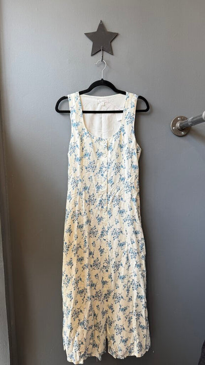 Floral Button Front Maxi Dress