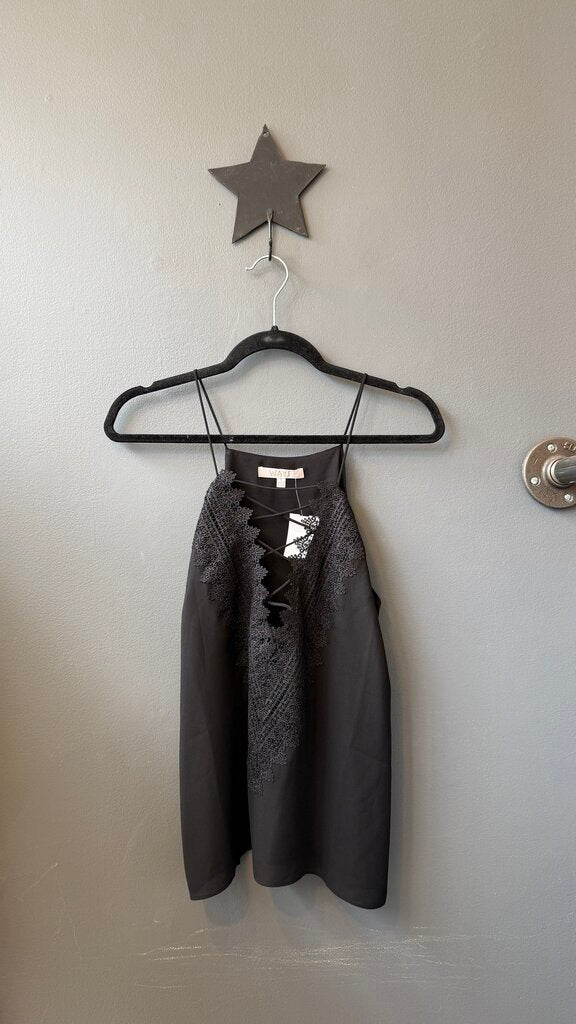 Lace Up Lace Front Camisole
