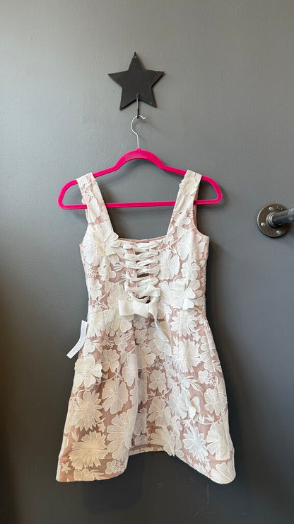 3D Lace Mini Dress