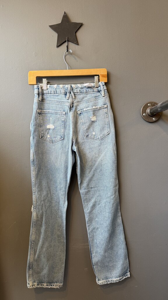 Distressed Stretch Slim Jeans